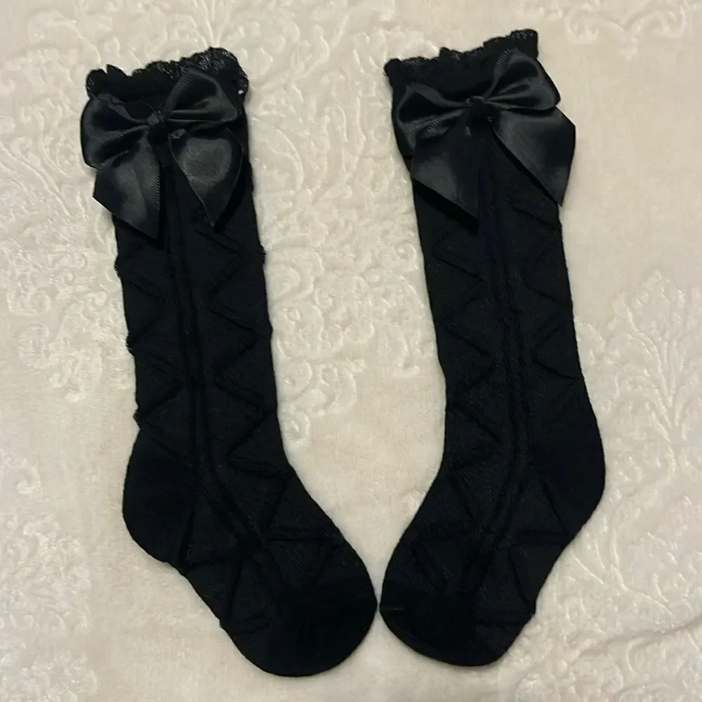 BABY / TODDLER BOW DECOR SOCKS